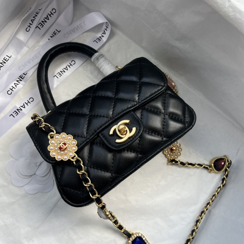 Ch**el top handle bags
